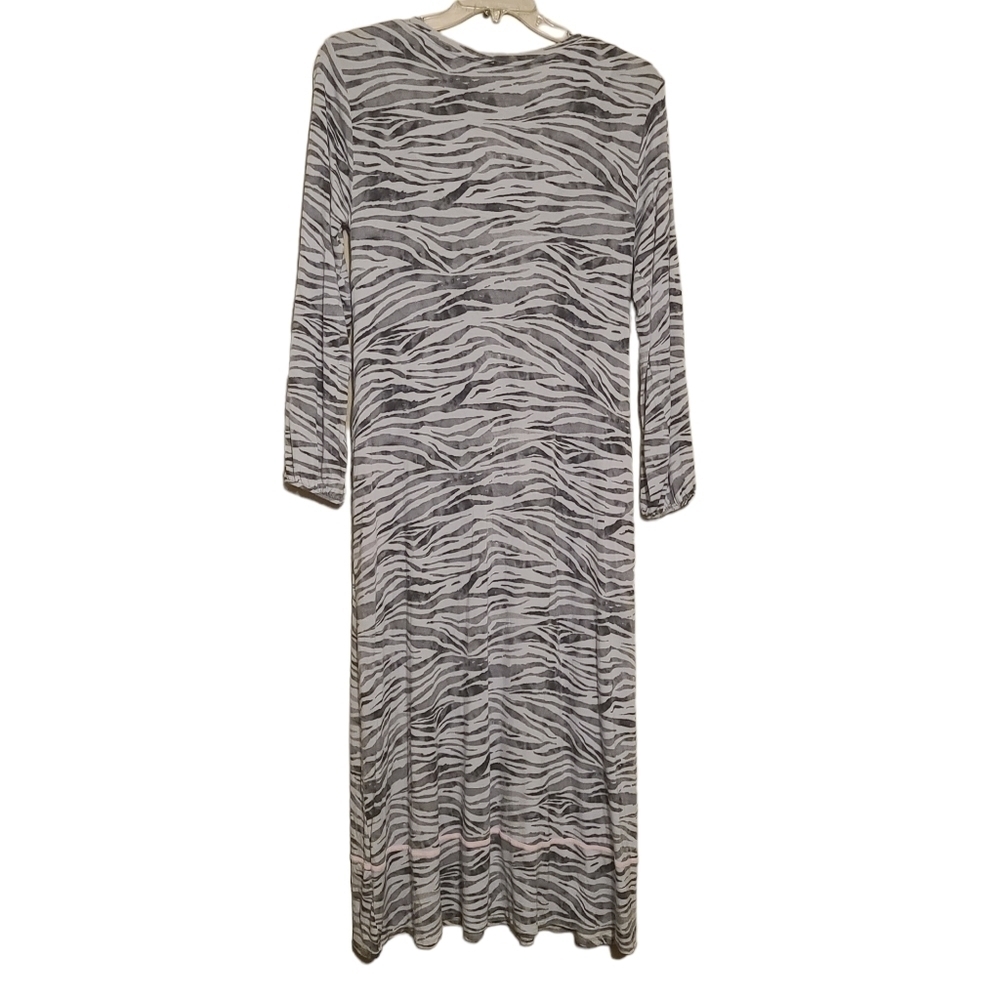 Tommy Bahama | V-Neck Animal Print Long Sleeve Maxi Dress (Size Small) - Picture 13 of 13